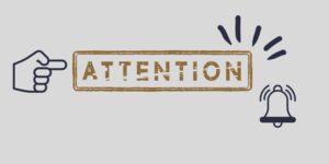 attention. attention span is getting lower