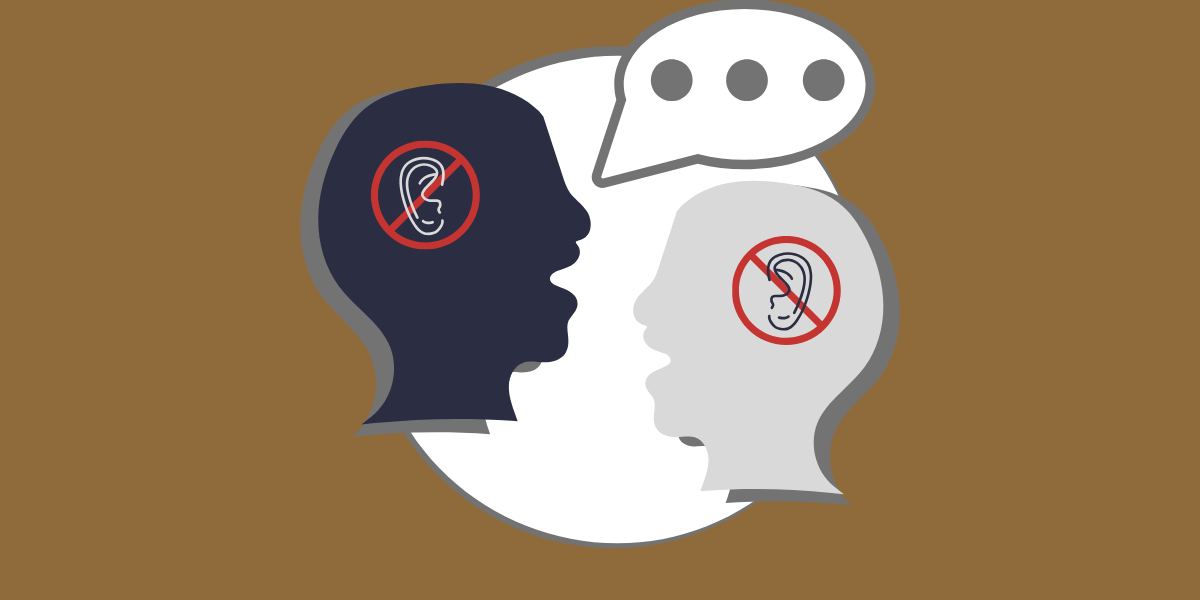 talking without listening